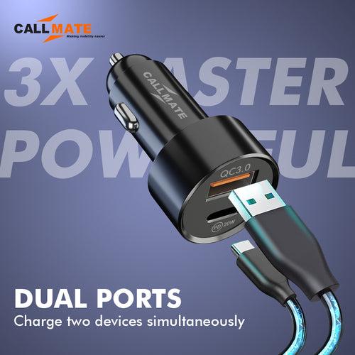 CT53 20W PD + QC Fast Car Charger