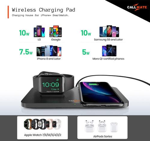 2 in 1 Wireless Charger Pad