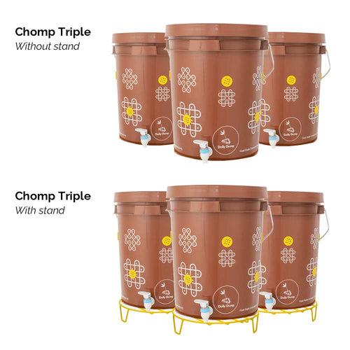 Chomp Compost Kit - Easy row compost bins for homes