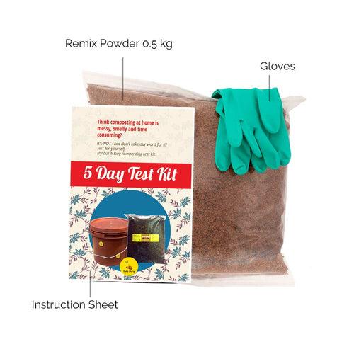 5 Day Compost Test Kit | Smell-free, Hassle-free Starter Kit