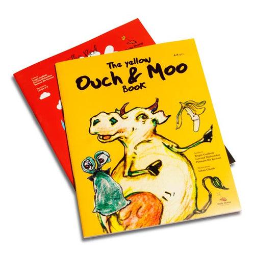 Ouch & Moo Book set | 2 Children's Books about Plastic Bags