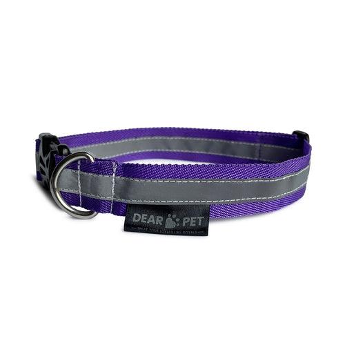 Dear Pet Reflective Collar for Dogs - Purple