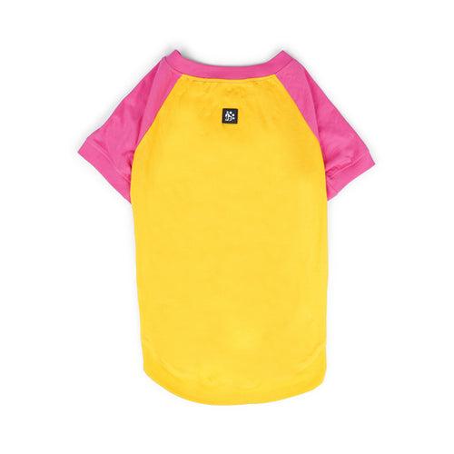 Dear Pet Yellow & Pink Dog T-Shirt