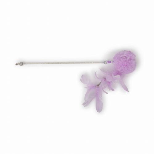 Dear Pet Teaser Wand with Feathers Cat Toy