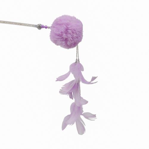 Dear Pet Teaser Wand with Feathers Cat Toy