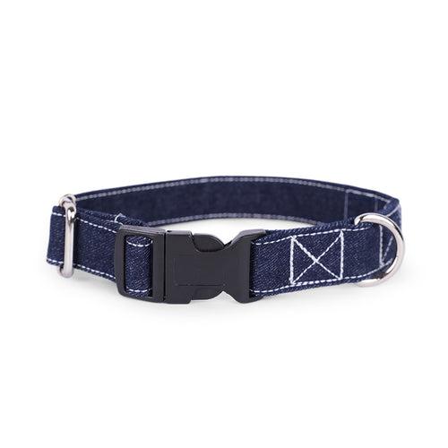 Dear Pet Denim Dog Collar