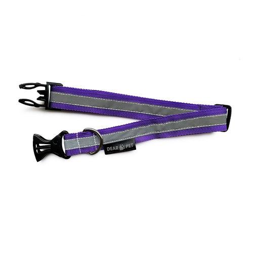 Dear Pet Reflective Collar for Dogs - Purple