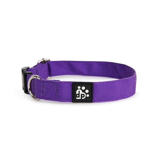 Dear Pet Classic Purple Dog Collar