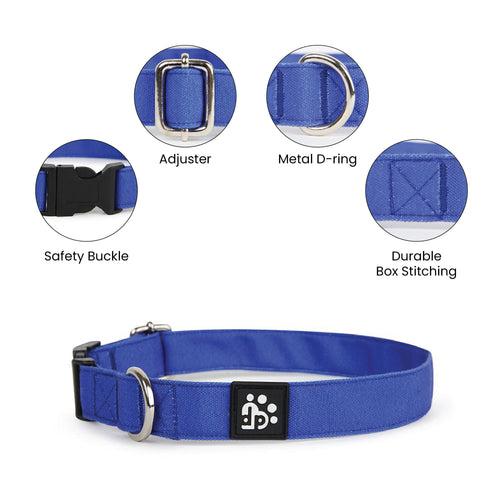 Dear Pet Classic Blue Dog Collar