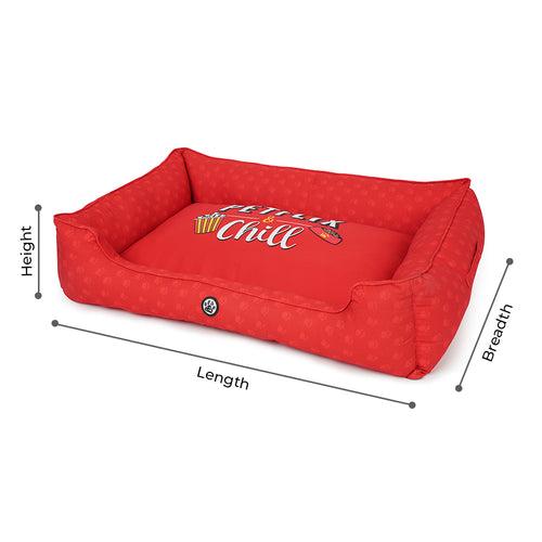 Dear Pet Petflix & Chill Lounger Dog Bed