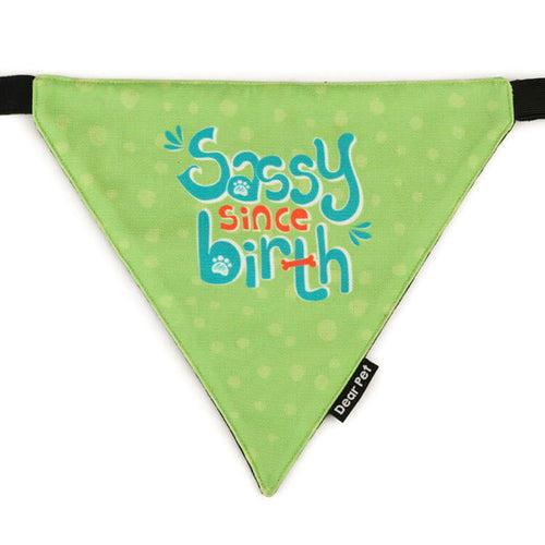 Dear Pet Sassy Since Birth Dog Bandana