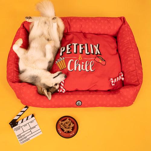 Dear Pet Petflix & Chill Lounger Dog Bed