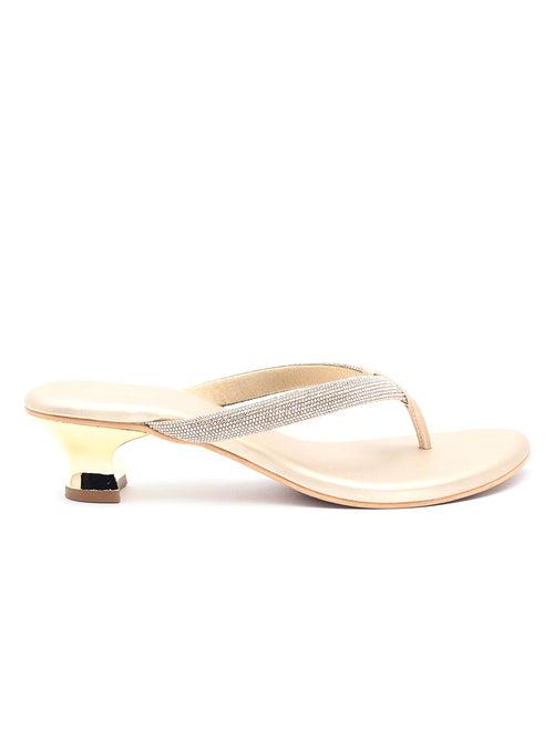 Delco Fancy Stone Detail Slip Ons