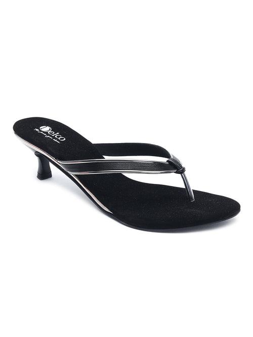 Delco Kitten Heel Casual Slip ons