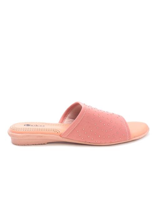 Delco Stylish Casual Lycra Flat Slip-Ons