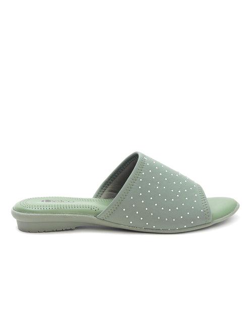 Delco Stylish Casual Lycra Flat Slip-Ons