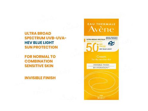 Avene Very High Protection Invisible Finish Sunscreen Cream SPF 50+