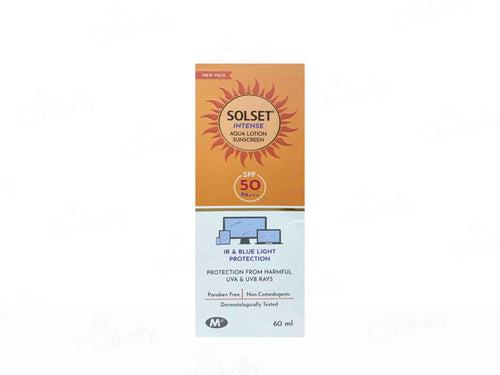 Solset Intense Aqua Lotion Sunscreen SPF 50 PA+++