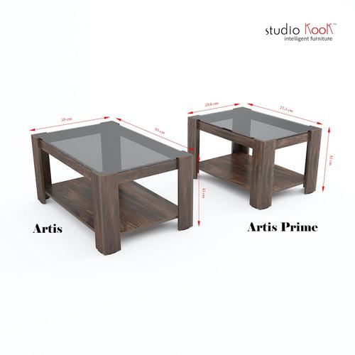 Artis Prime Coffee Table with Glass Top