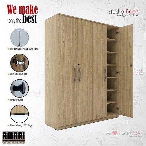 Amari 4 Door Wardrobe