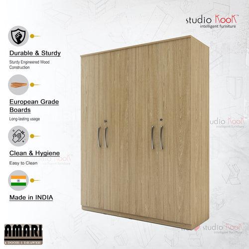 Amari 4 Door Wardrobe