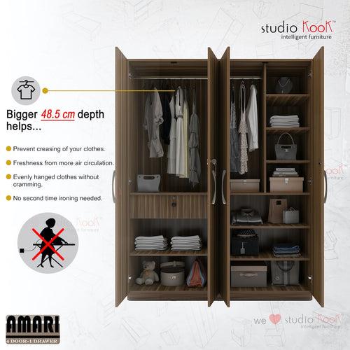 Amari 4 Door Wardrobe