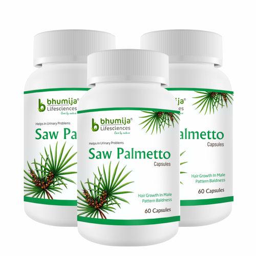 Bhumija Lifesciences Saw Palmetto with Nettle Root 60 Capsules