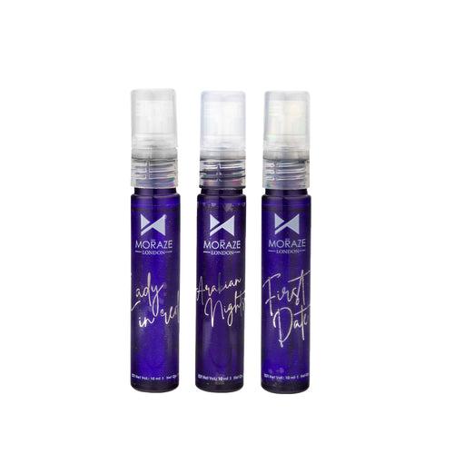 Moraze London Long Lasting Pack of 3 - 10 Ml  Perfume Set  For Men & Women.