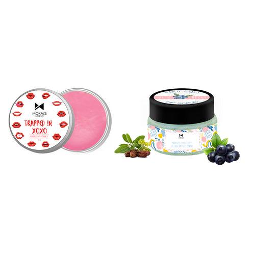 Combo pack of Lip scrub & Lip balm