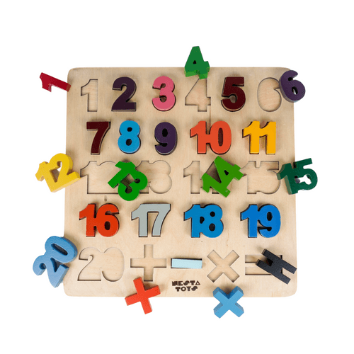 NESTA TOYS - Wooden Number Puzzle Toys