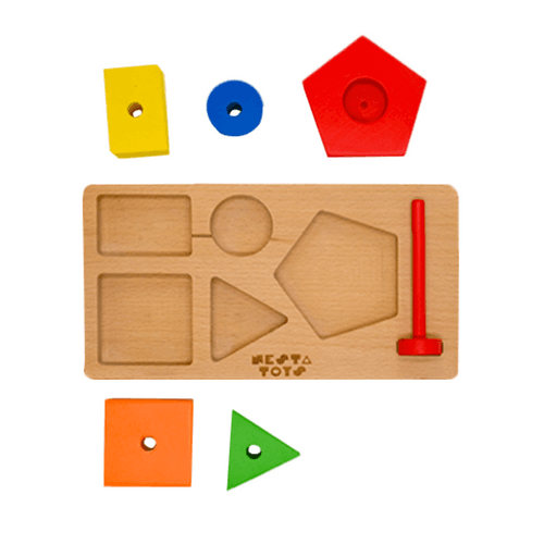 NESTA TOYS - Montessori Stacker | Shape Sorter