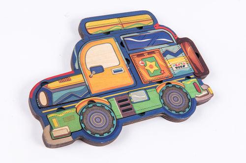 Wooden Car Puzzle