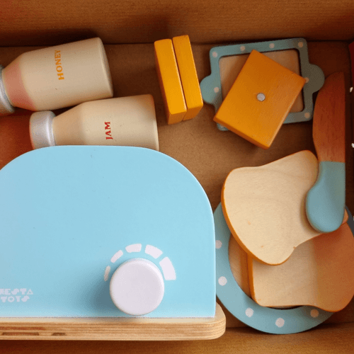 Wooden Bread Pop-up Toaster