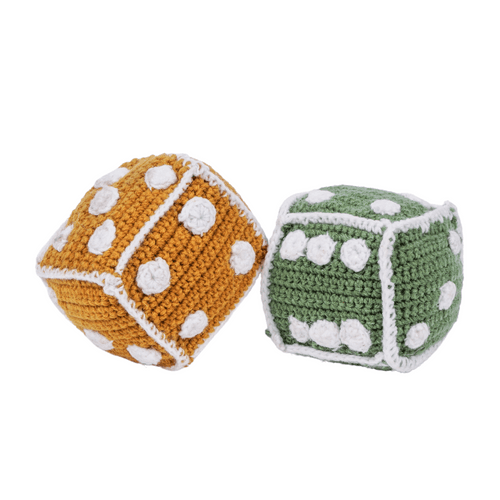 NESTA TOYS - Crochet Dice | Early Math Toy (2 Pcs)