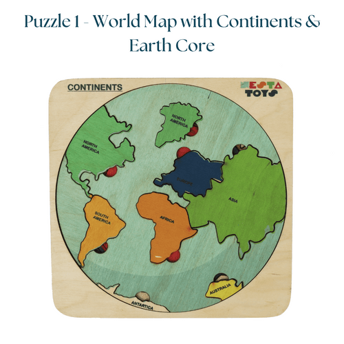 NESTA TOYS - Geography Lover Puzzle Combo - Earth Core, Water Cycle & Ocean Layer Puzzle