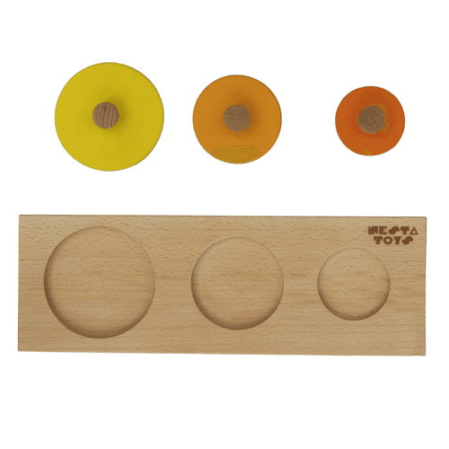 NESTA TOYS - Montessori Circle Seriation Puzzle