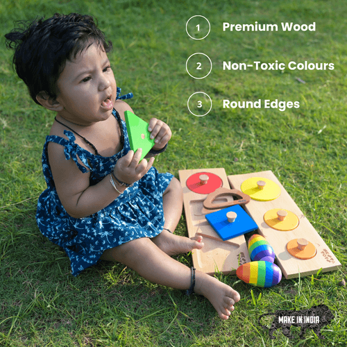 Beech Wooden Cloud Teether  (0-1.5 years)