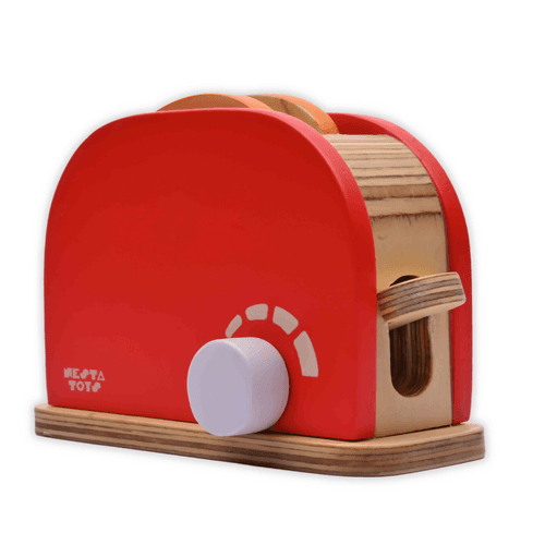 Wooden Bread Pop-up Toaster Toy