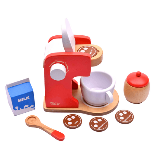 Wooden Coffee Maker Toy