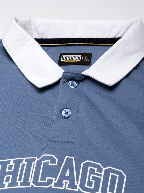 Chicago Denim Blue Polo T-Shirt