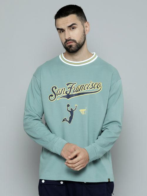 Sanfrancisco Berly Green FullSleeve T-Shirt