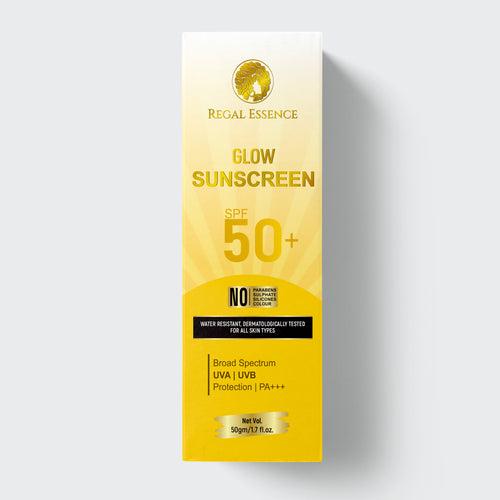 Regal Essence Glow Sunscreen SPF 50+, PA+++ With UVA & UVB Protection 50 GM