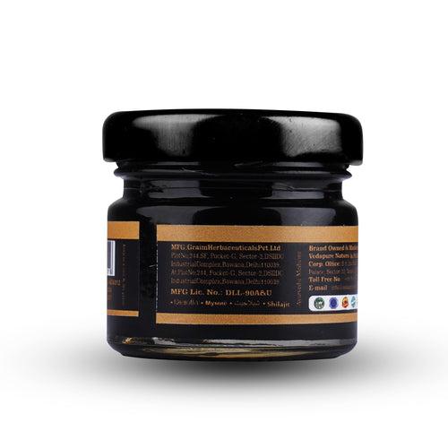 Vedapure Naturals Original Pure Himalayan Shilajit/Shilajeet Resin For Endurance, Bodybuilding, and Power & Helps in Energy, Stamina -20 Gram