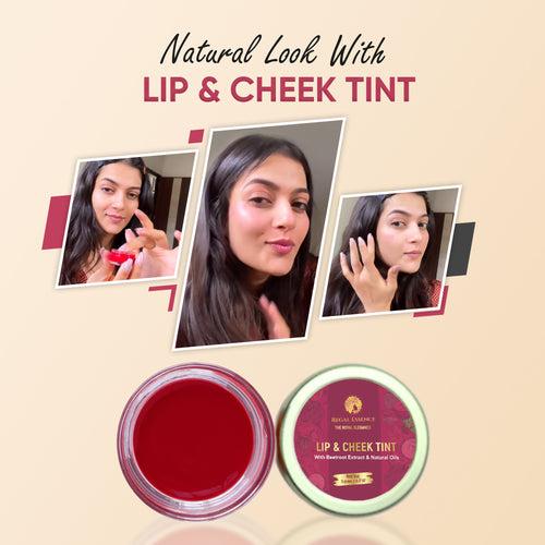 Regal Essence Lip & Cheek Tint | Blush with Beetroot Extract | Long Lasting, & Matte Finish Lip Stain  (5 g)