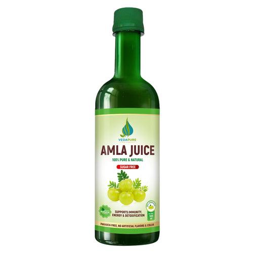 Vedapure Naturals Amla Juice Pure & Natural | Supports Immunity, Energy & Detoxification-500ML