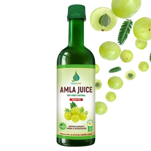 Vedapure Naturals Amla Juice Pure & Natural | Supports Immunity, Energy & Detoxification-500ML