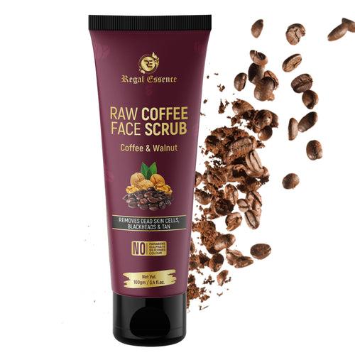 Regal Essence Raw Coffee Face Scrub + Vitamin C Face Wash + Lip & Cheek Tint ( COMBO PACK)