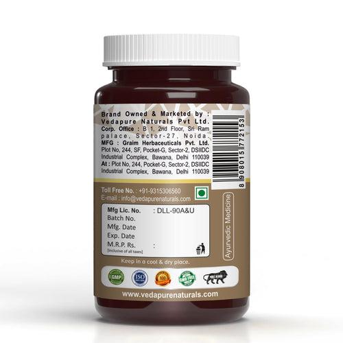 Vedapure Naturals Raw Shilajit for Strength & General Health-60 Capsules