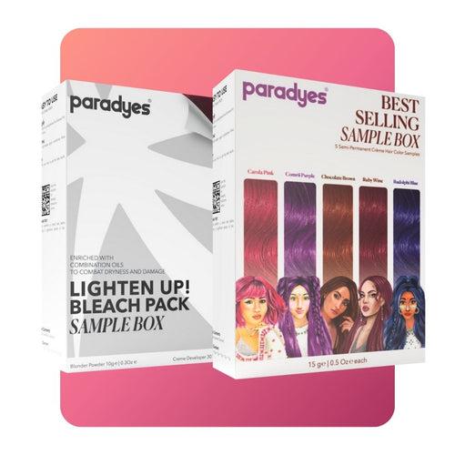 Lighten Up! Bleach Pack + Bestselling Hair Color Sample Box