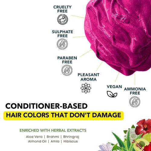 Fuchsia Pop Semi-Permanent Hair Color